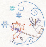 Skating Fox Circle (Vintage)