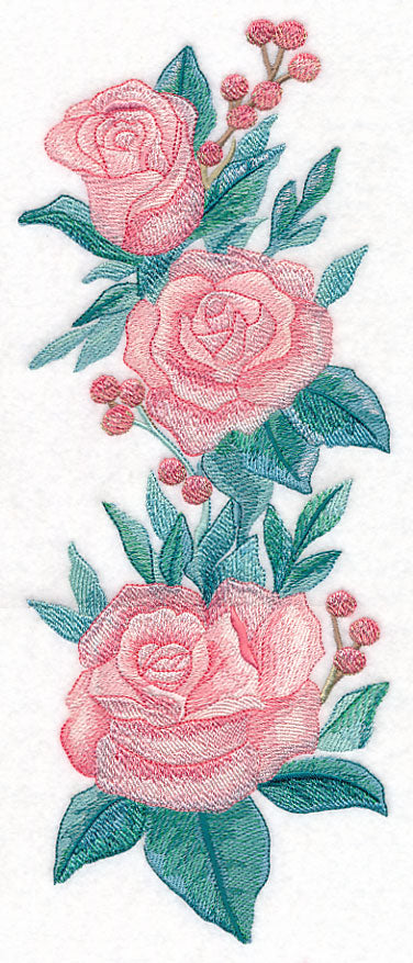Romantic Roses Spray in Watercolor