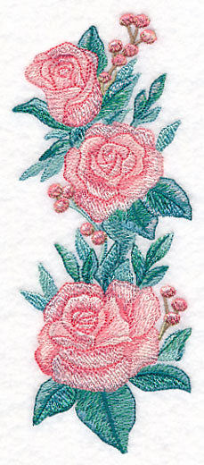 Romantic Roses Spray in Watercolor
