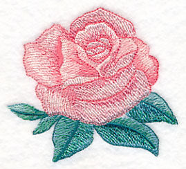 Romantic Rose in Watercolor