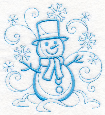 Doodle Friendly Snowman