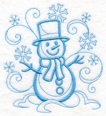 Doodle Friendly Snowman