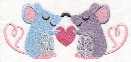 Snuggling Mouse Couple