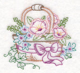Kitchen Floral Basket (Vintage)