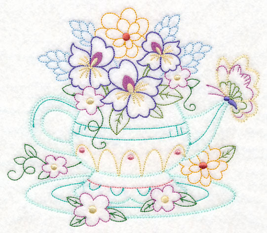 Kitchen Teapot Bouquet (Vintage)