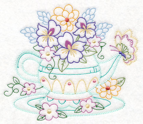 Kitchen Teapot Bouquet (Vintage)