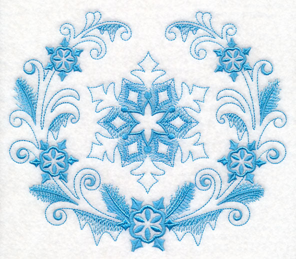 Winter Snowflake Laurel