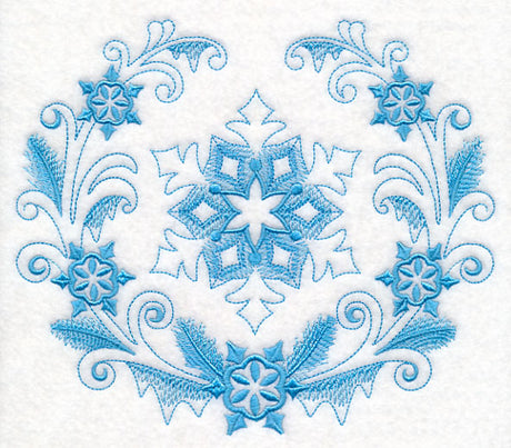 Winter Snowflake Laurel