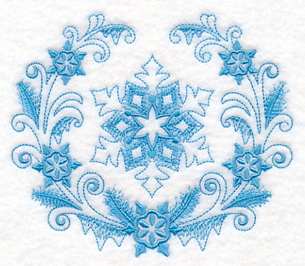 Winter Snowflake Laurel