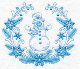 Winter Snowman Laurel