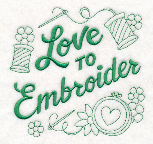 Doodle Love to Embroider