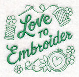 Doodle Love to Embroider