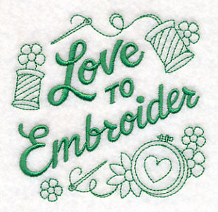 Doodle Love to Embroider