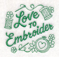Doodle Love to Embroider