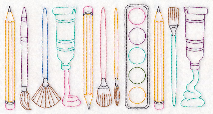 Art Quick Stitch Border (Vintage)