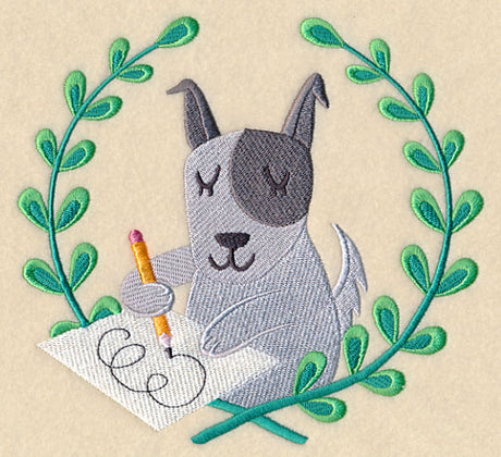 Dog Drawing Laurel