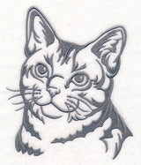 American Shorthair Cat Silhouette