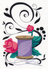 Fanciful Thread with Roses