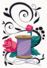 Fanciful Thread with Roses