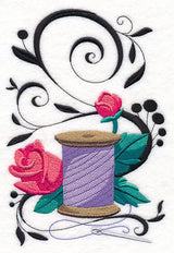 Fanciful Thread with Roses