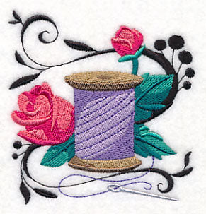 Fanciful Thread with Roses