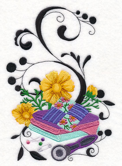 Fanciful Quilting Notions with Cosmos