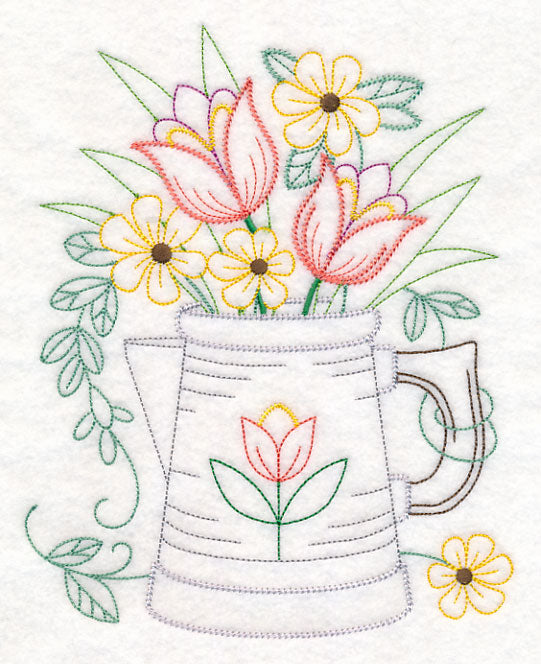 Kitchen Jug in Bloom (Vintage)