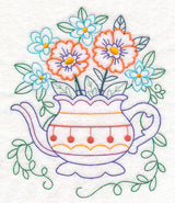 Kitchen Teapot in Bloom (Vintage)