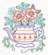 Kitchen Teapot in Bloom (Vintage)