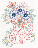 Kitchen Pitcher in Bloom (Vintage)