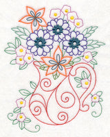 Kitchen Pitcher in Bloom (Vintage)