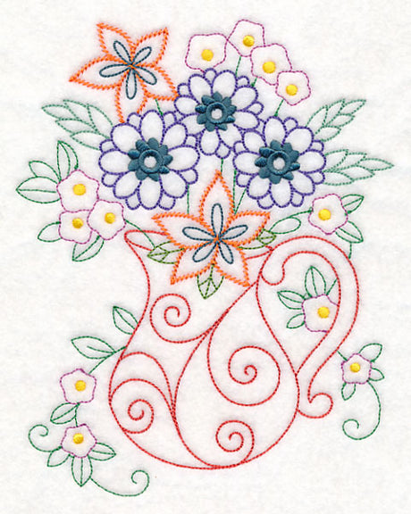 Kitchen Pitcher in Bloom (Vintage)