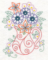 Kitchen Pitcher in Bloom (Vintage)