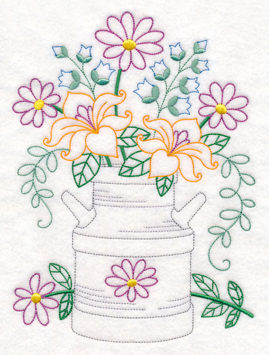 Kitchen Milk Jug in Bloom (Vintage)