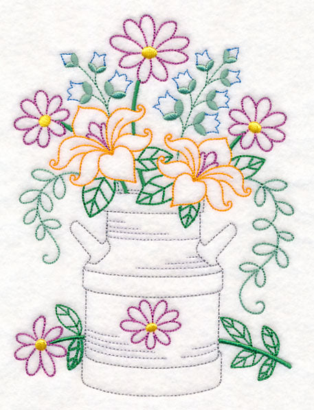 Kitchen Milk Jug in Bloom (Vintage)