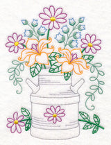 Kitchen Milk Jug in Bloom (Vintage)