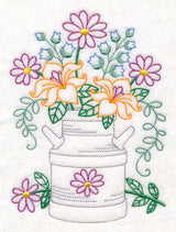 Kitchen Milk Jug in Bloom (Vintage)