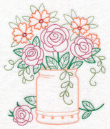 Kitchen Flour Canister in Bloom (Vintage)