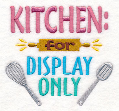 Kitchen: For Display Only