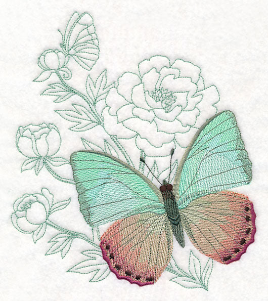 Butterfly Beauty - Green Charaxes – Embroidery Library
