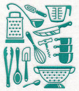Kitchen Utensil Collage
