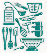 Kitchen Utensil Collage
