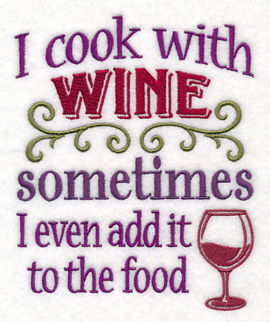 I Cook With Wine