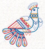 Scandinavian Winter Bird 1 (Vintage)