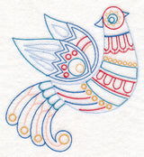 Scandinavian Winter Bird 2 (Vintage)