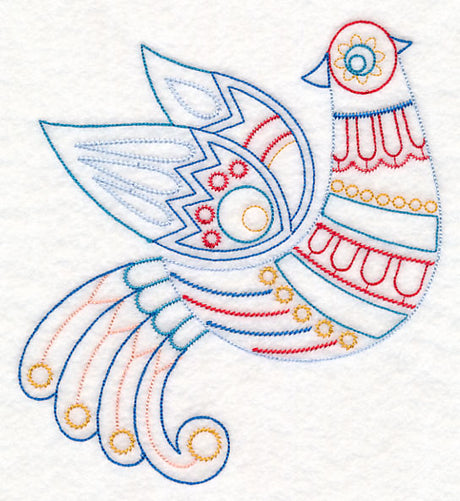 Scandinavian Winter Bird 2 (Vintage)