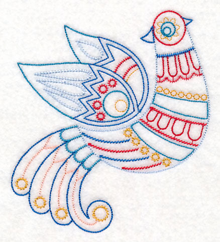 Scandinavian Winter Bird 2 (Vintage)