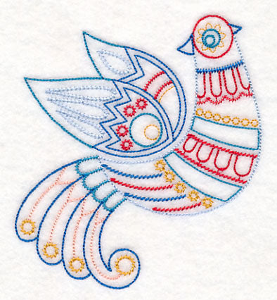 Scandinavian Winter Bird 2 (Vintage)