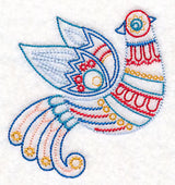 Scandinavian Winter Bird 2 (Vintage)