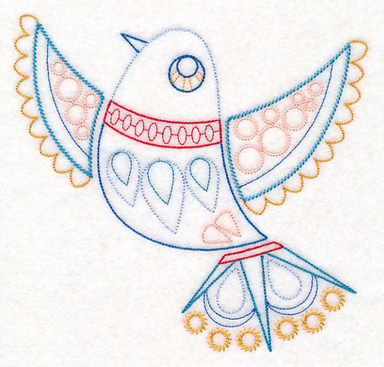 Scandinavian Winter Bird 3 (Vintage)